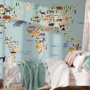 Fun & Educational World Map-I