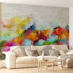 WM-10012 Abstract Flowers # 1