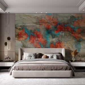 WM-10043 Abstract Flowers # 2