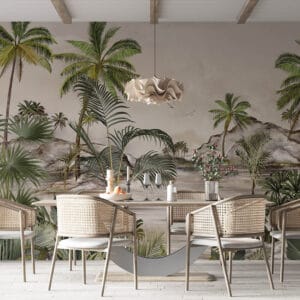 WM-10048 Swaying Palms