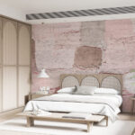 WM-10065 Pink Brush Strokes