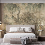 WM-10100 Sepia Peacocks