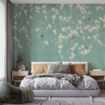 WM-10223 Birds And Cherry Blossoms