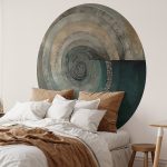 #098 / Teal Spiral No.02