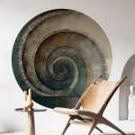 #099 / Teal Spiral No.03