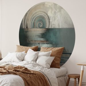 #101 / Teal Spiral No.05