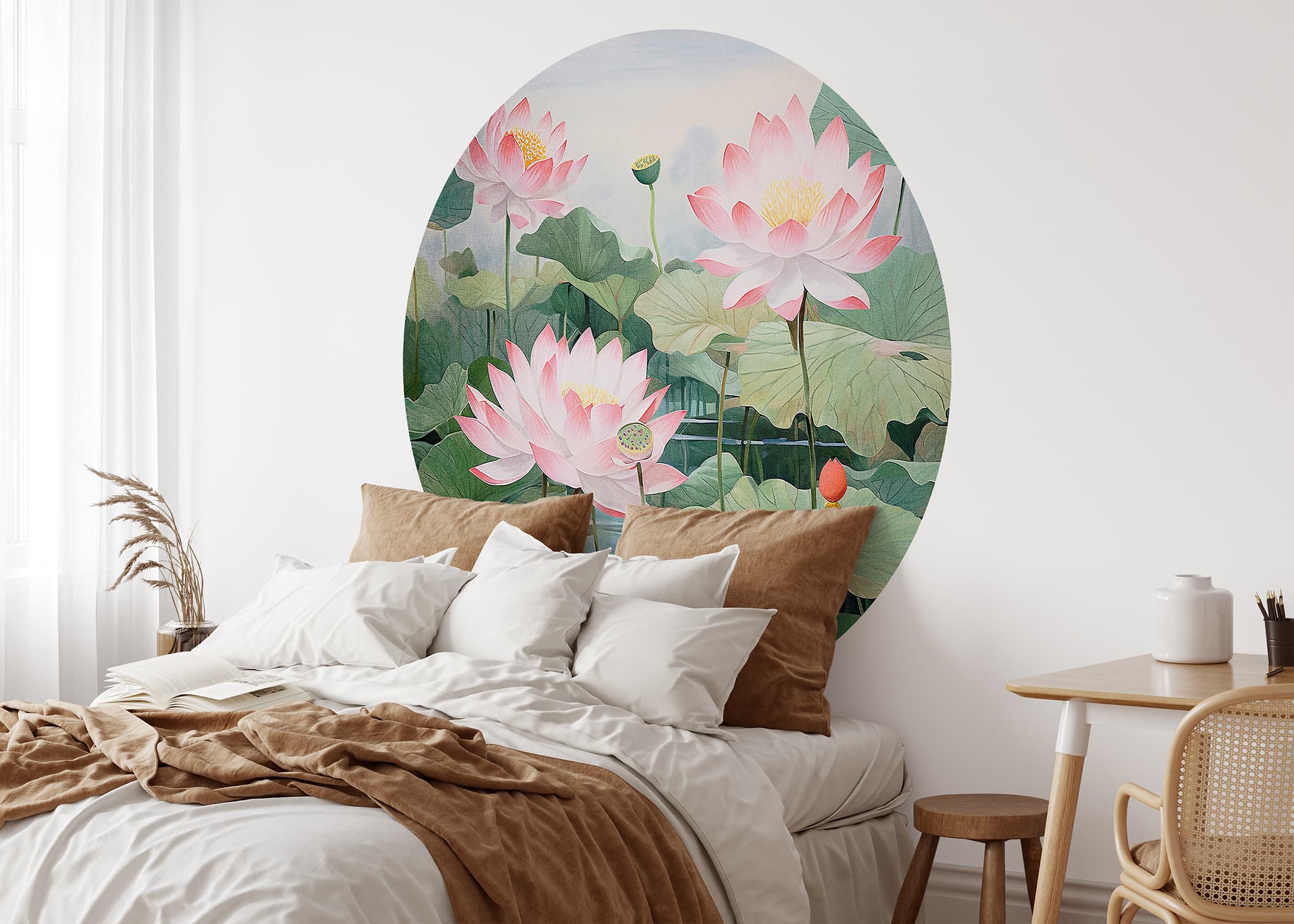 DotArt_251_01.jpg #251 / Blush Lotus Pond - Image 1